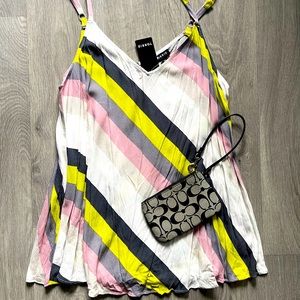 Torrid Tank Top Sophie Stripe 00 NWT
